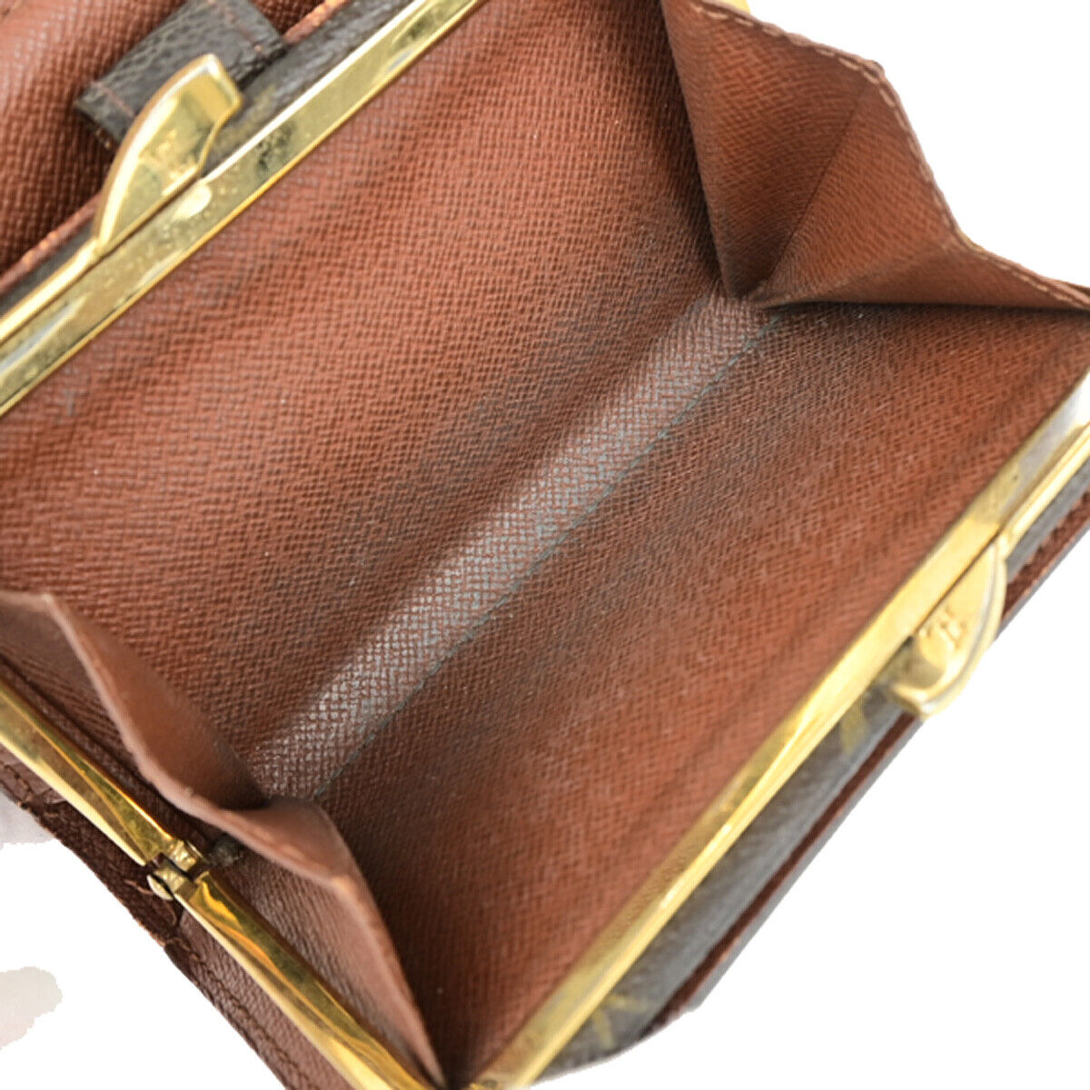 LOUIS VUITTON Porte Monnaie Viennois Bifold Wallet Monogram Brown M61663 08YE782