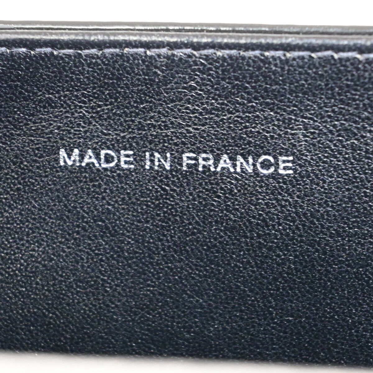 CHANEL CC Logo Chain Hand Bag Patent Leather Black SHW France Vintage 660RJ868