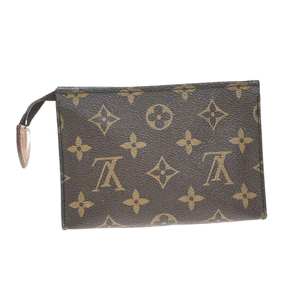 LOUIS VUITTON Poche Toilette 15 Clutch Pouch Bag Monogram Leather M47546 02EF972