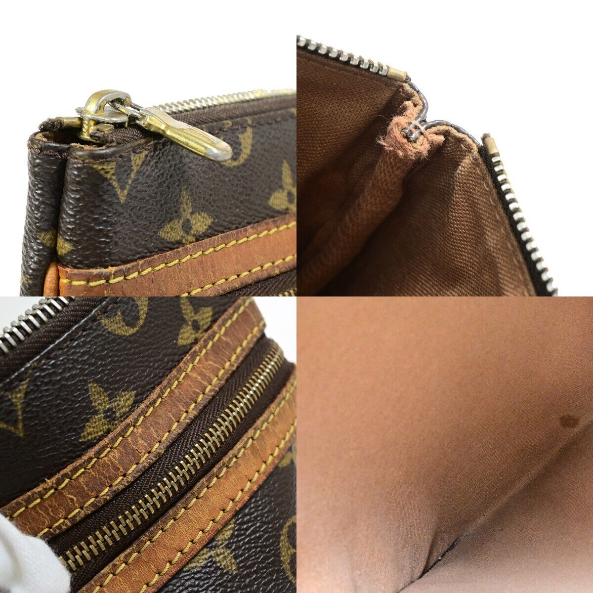 LOUIS VUITTON Pochette Bosphore Shoulder Bag Monogram Leather BN M40044 35EC569