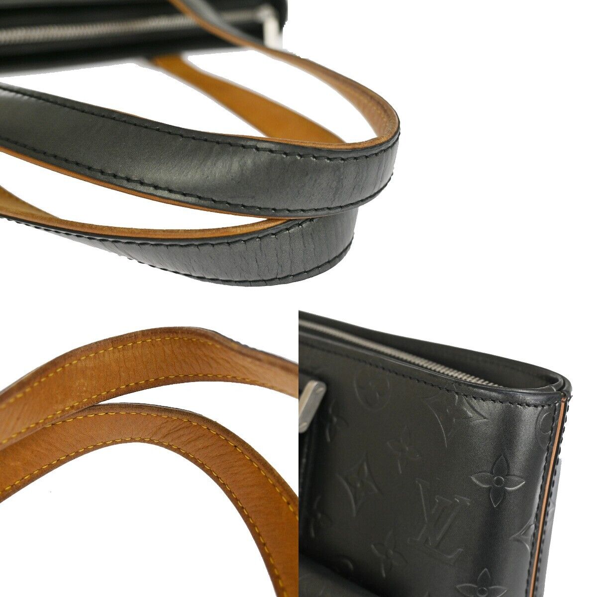 LOUIS VUITTON Willwood Shoulder Bag Monogram mat Leather Black M55105 88YD699