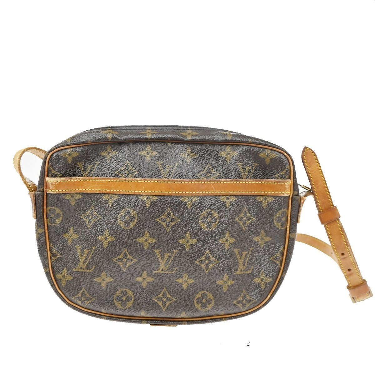 LOUIS VUITTON Jeune Fille MM Shoulder Bag Monogram Leather Brown M51226 34TA475