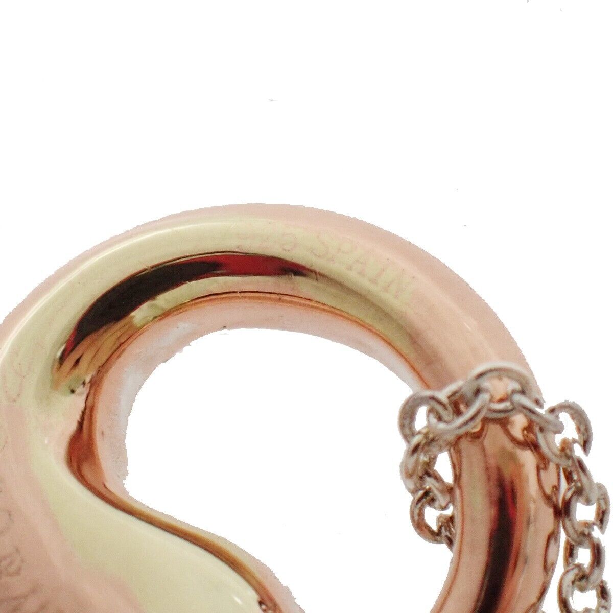 TIFFANY & CO. Eternal Circle Chain Necklace Silver 925 Spain Accessory 09YA028