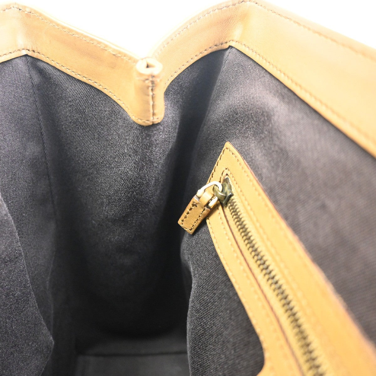 GUCCI Logo Nailhead Teto Hand Bag and Pouch Bag 2Set Canvas Leather 30KC910