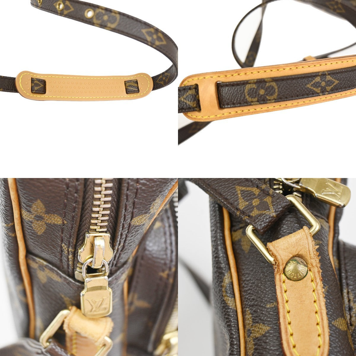 LOUIS VUITTON Amazon Crossbody Shoulder Bag Monogram Leather BN M45236 12ZA269