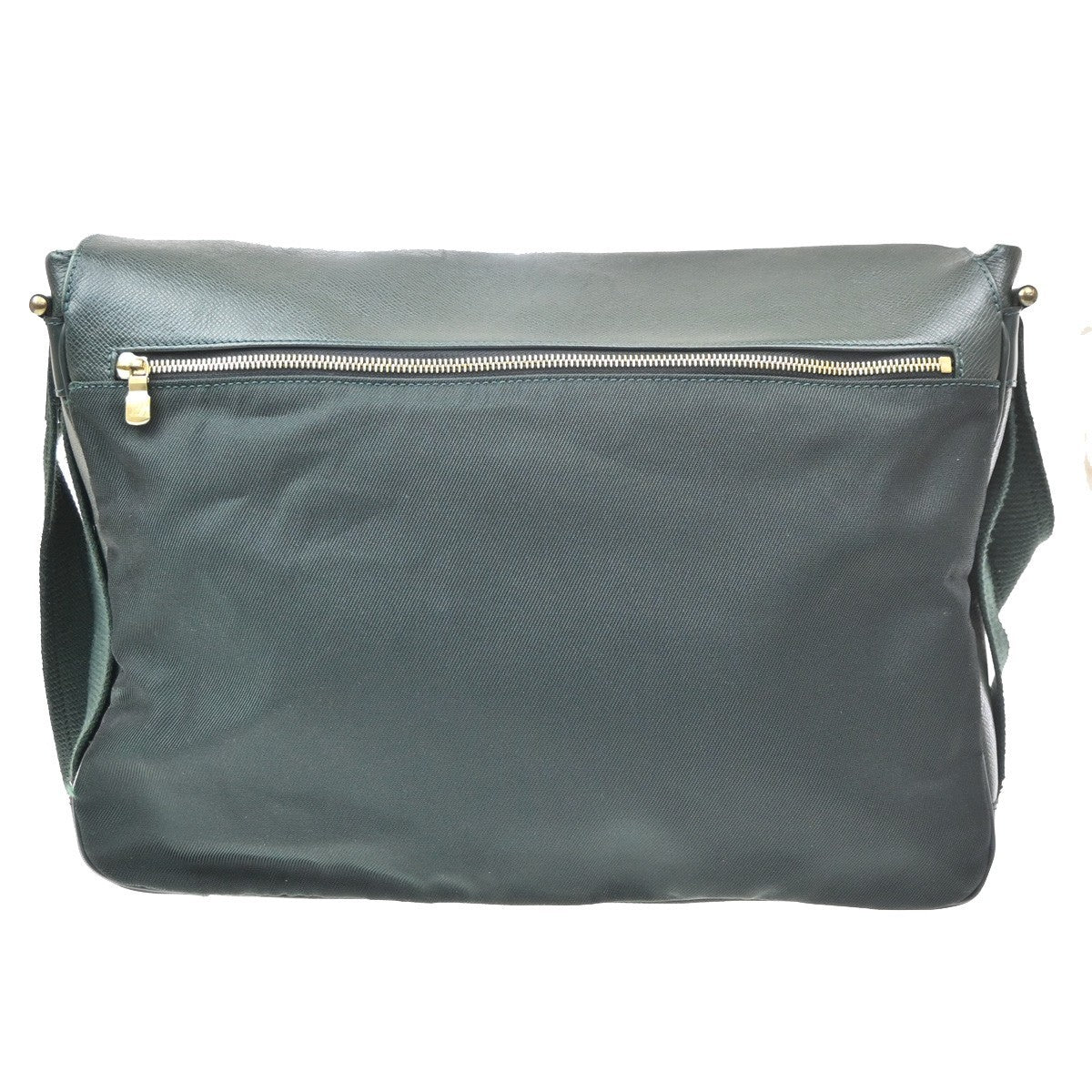 LOUIS VUITTON LV Dersou Shoulder Bag Taiga Leather Green France M30164 37KD101