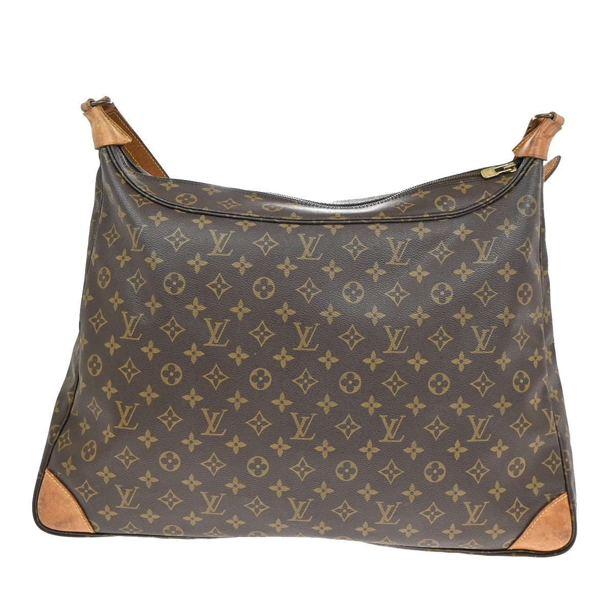 LOUIS VUITTON Promenade Shoulder Bag Monogram Leather Brown M51114 32YH377