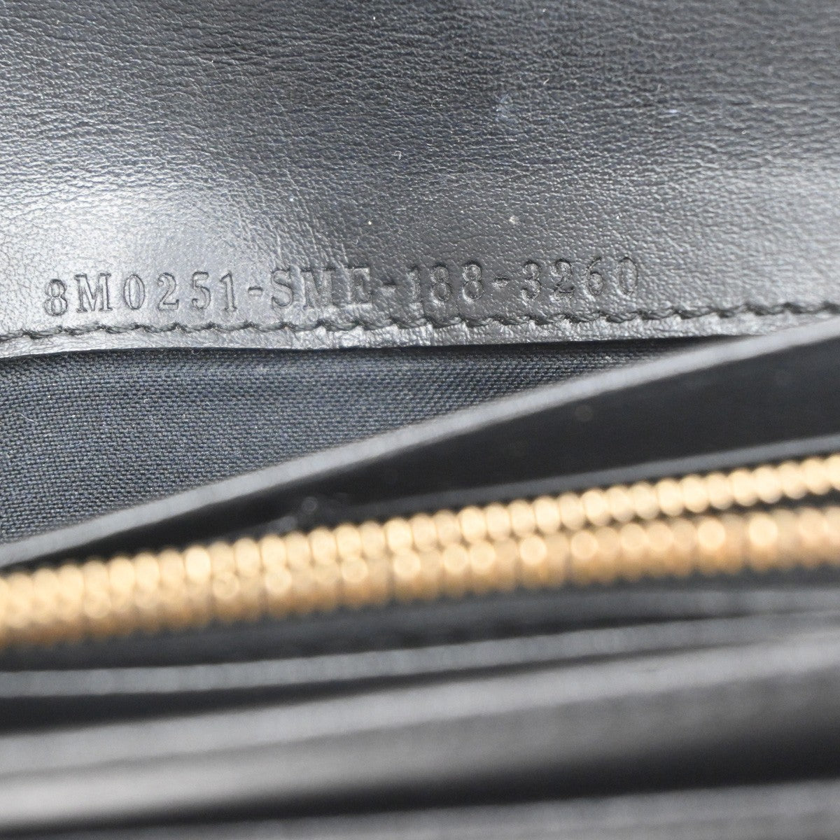 FENDI By The Way Logo Bifold Long Wallet Leather Black GHW Italy 63KD005