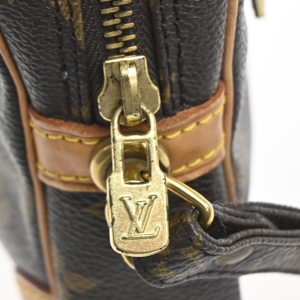LOUIS VUITTON Marly Dragonne GM Clutch Hand Bag Monogram Brown M51825 33MA520