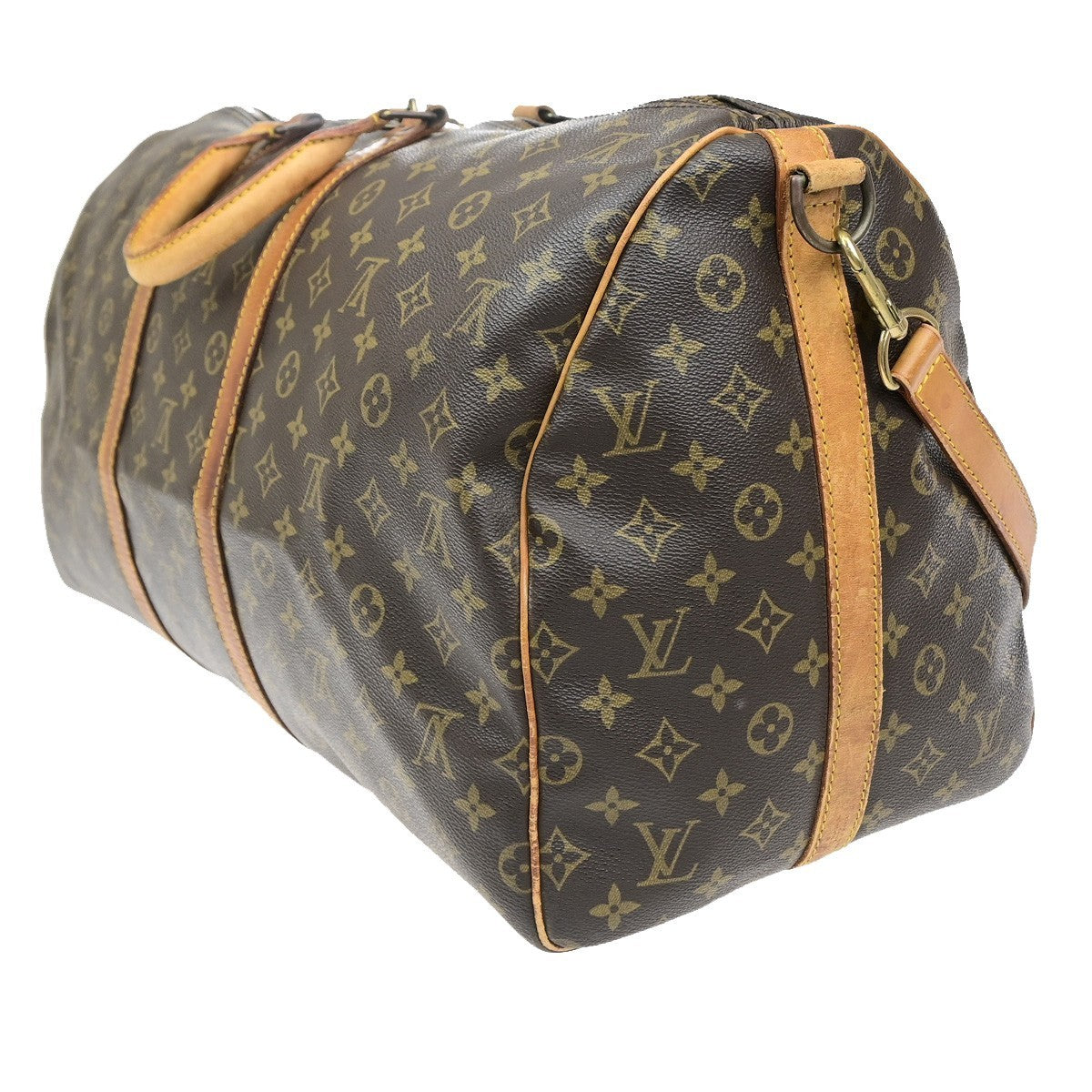 LOUIS VUITTON Keepall Bandouliere 55 2Way Hand Bag Monogram Brown M41414 79MA701