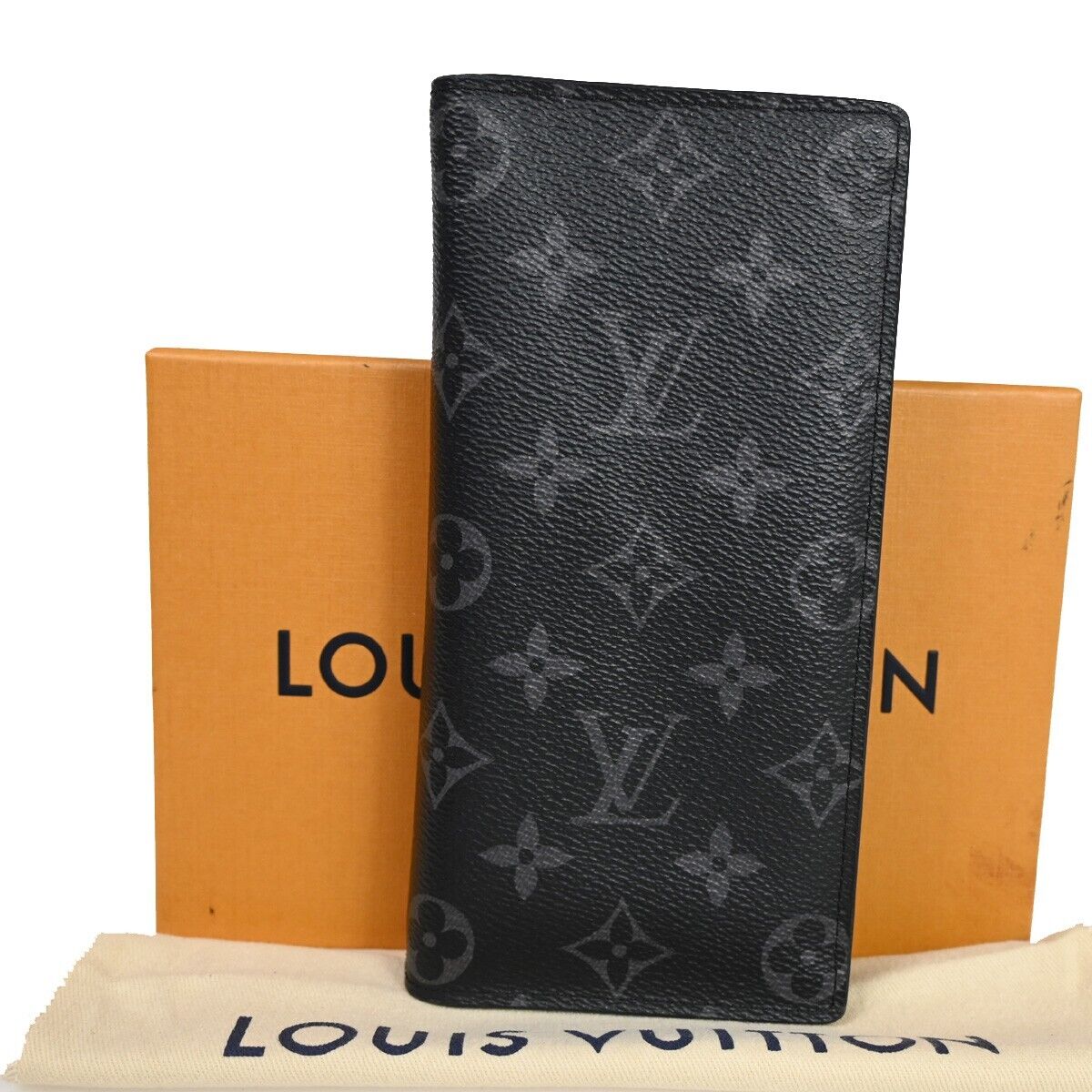 LOUIS VUITTON Portefeuille Brazza Bifold Wallet Monogram Eclipse M61697 87YD721