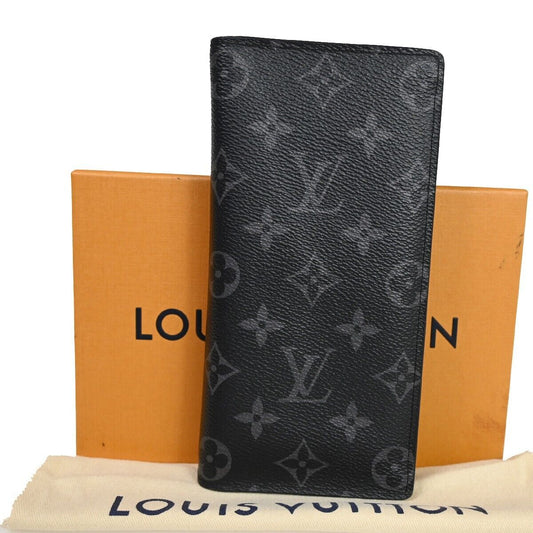LOUIS VUITTON Portefeuille Brazza Bifold Wallet Monogram Eclipse M61697 87YD721