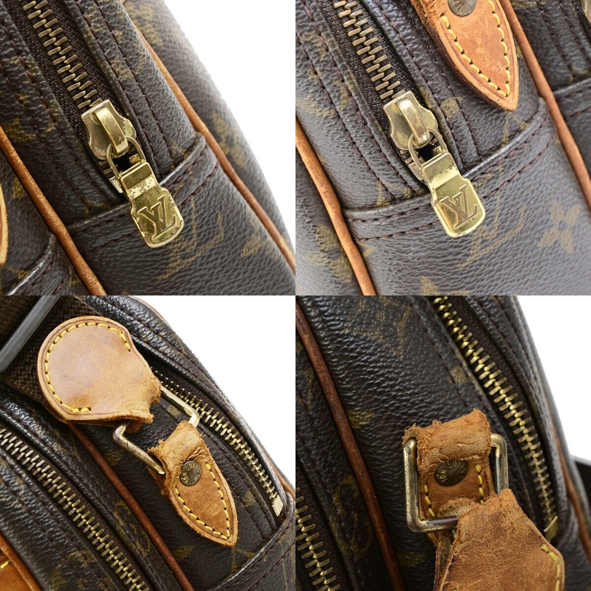 LOUIS VUITTON Reporter PM Crossbody Shoulder Bag Monogram Leather M45254 69ED047