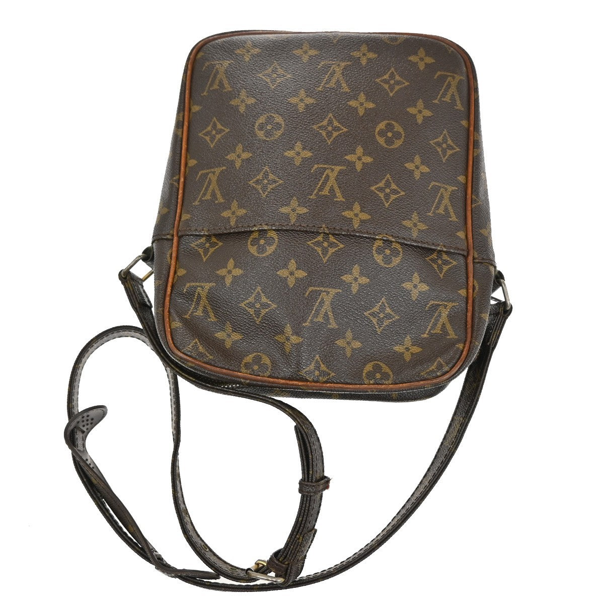LOUIS VUITTON Petit Marceau Shoulder Bag Monogram Leather Brown M40264 62KB832
