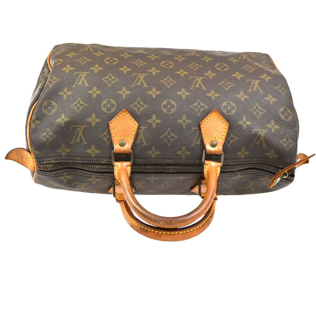 LOUIS VUITTON Speedy 35 Travel Hand Bag Monogram Leather Brown M41524 82SA002