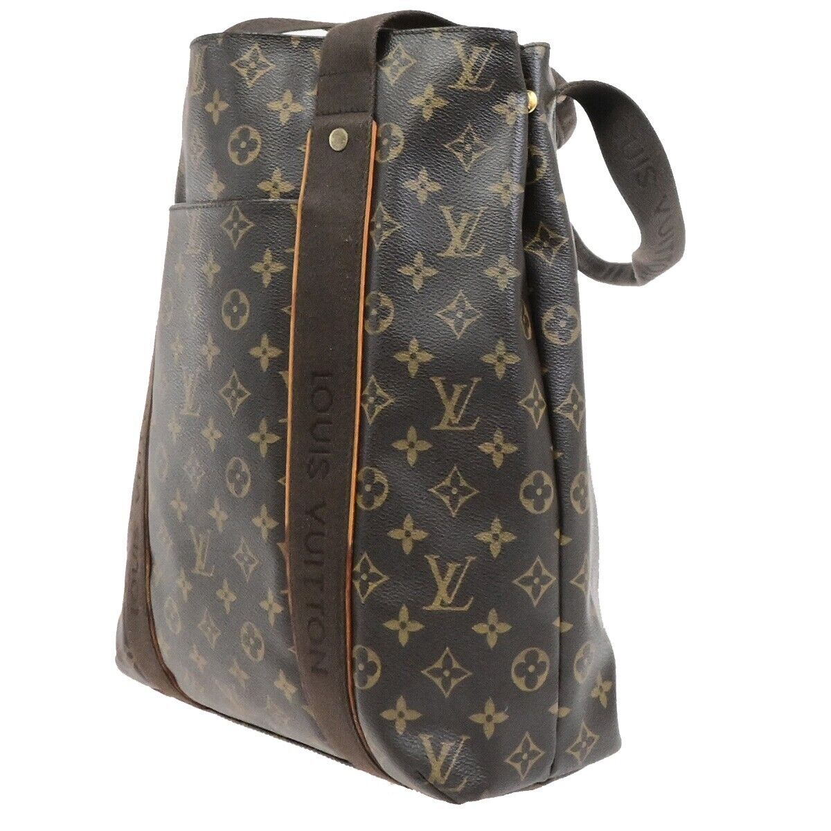 LOUIS VUITTON Cabas Beaubourg Shoulder Bag Monogram Leather Brown M53013 21EE062