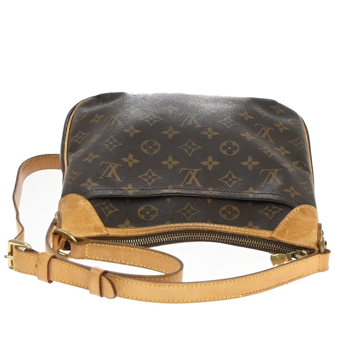 LOUIS VUITTON Odeon PM Shoulder Bag Monogram Leather Brown France M56390 11YH922