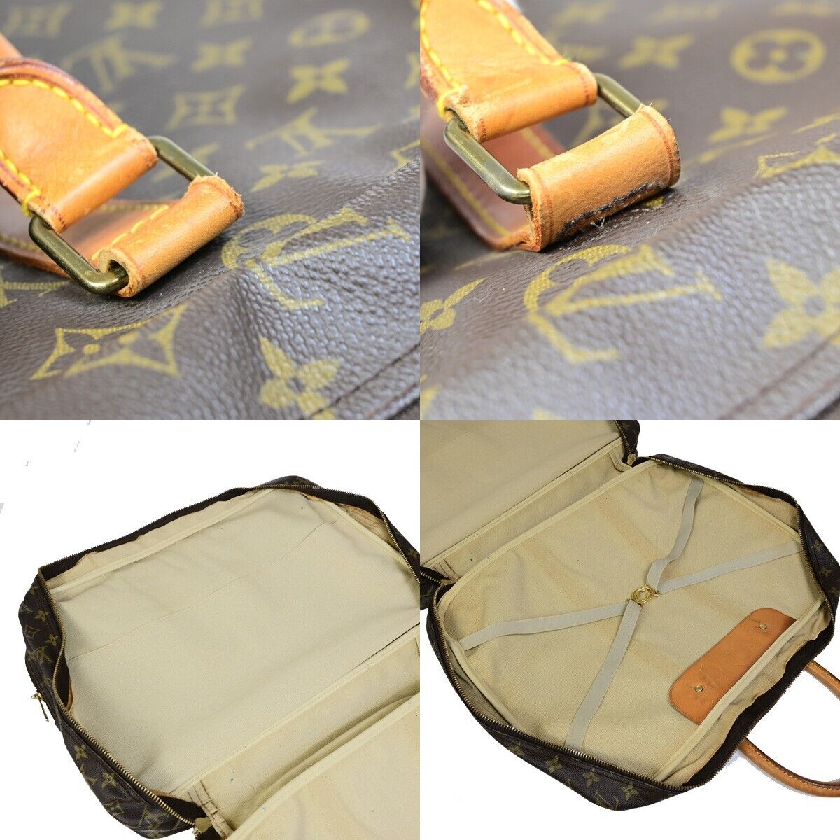 LOUIS VUITTON Sac 24 Heures Travel Hand Bag Monogram Leather BN M41387 33EB519