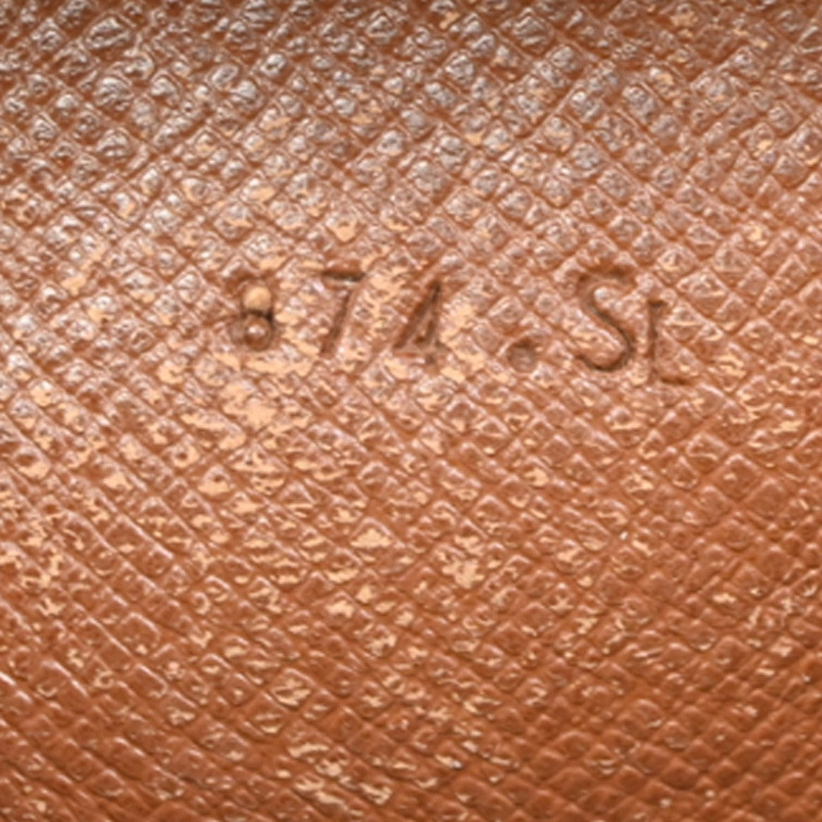 LOUIS VUITTON Danube Shoulder Bag Monogram Leather Brown France M45266 65KD159