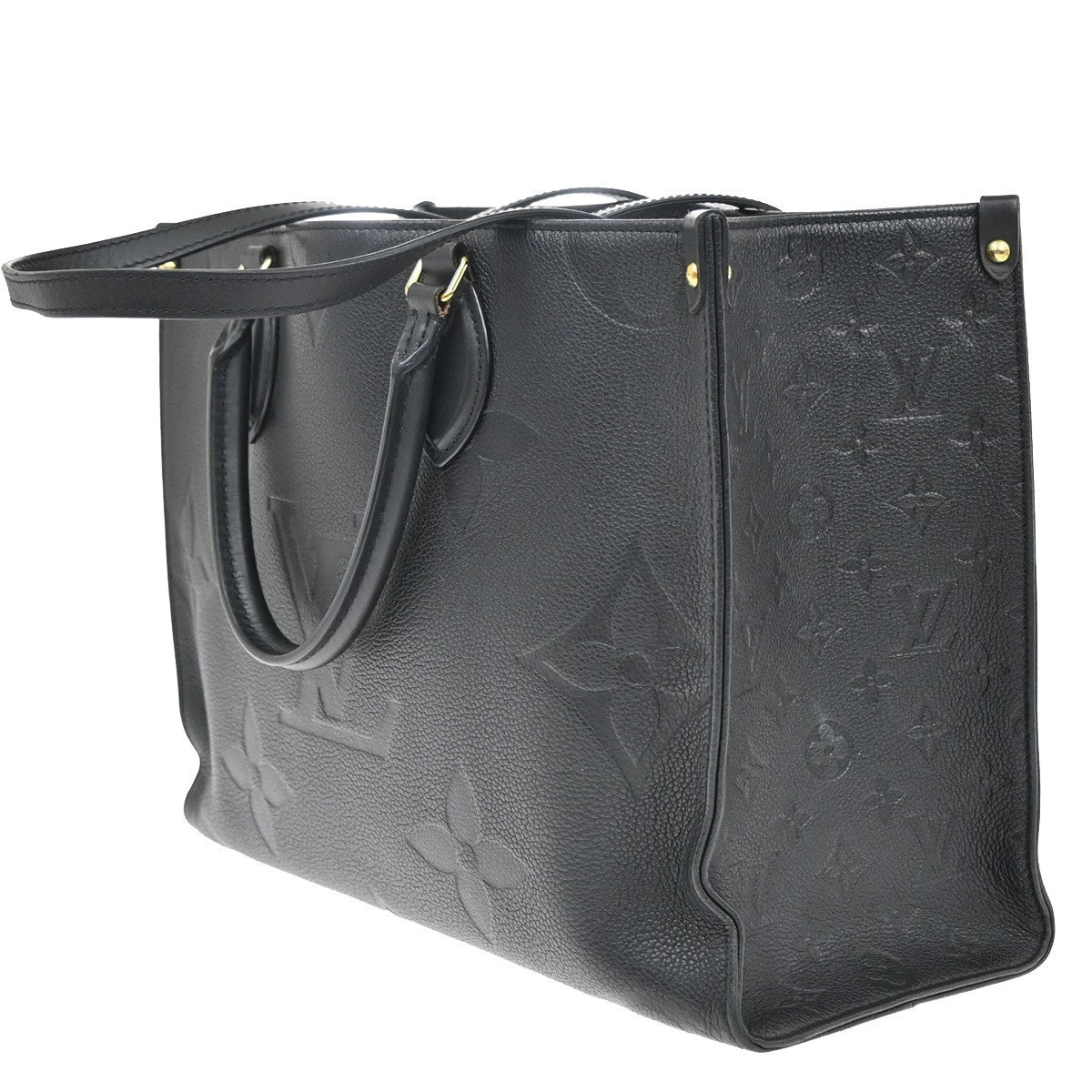 LOUIS VUITTON OnTheGo MM 2Way Hand Bag Monogram Empreinte Black M45595 652RF708