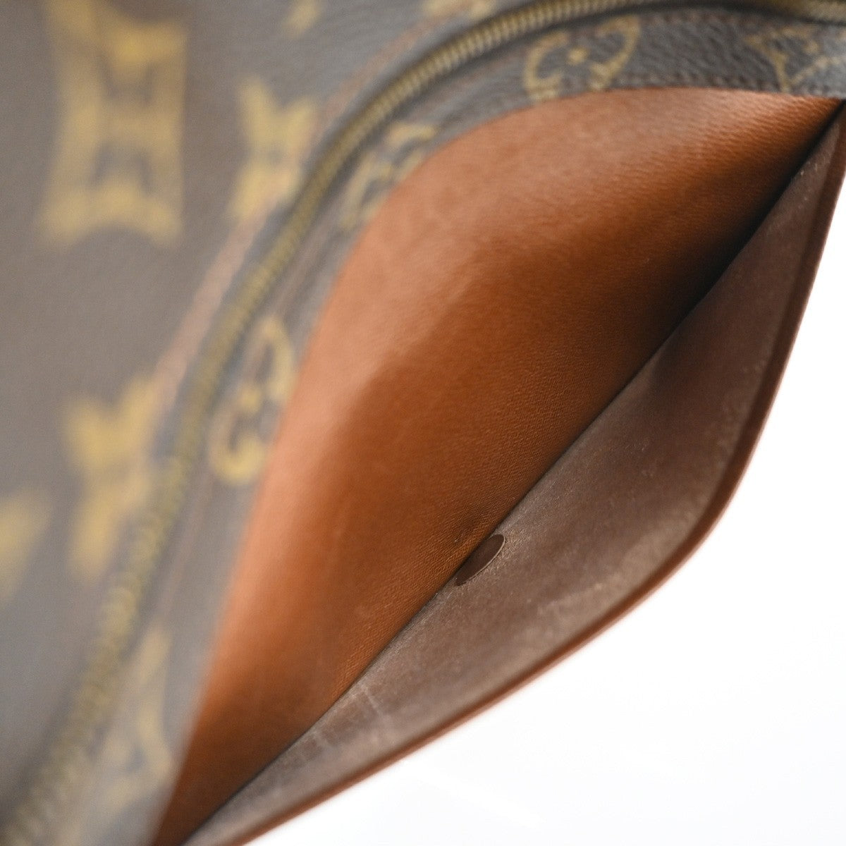 LOUIS VUITTON Pochette Rabat 23 Clutch Hand Bag Monogram Brown M51931 04PA068
