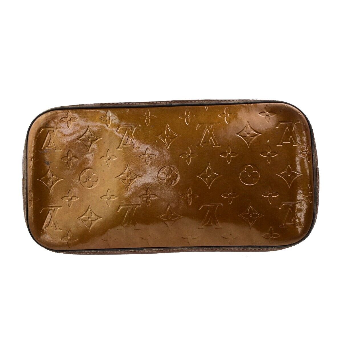 LOUIS VUITTON Houston Shoulder Bag Monogram Vernis Leather Bronze M91122 05EC927