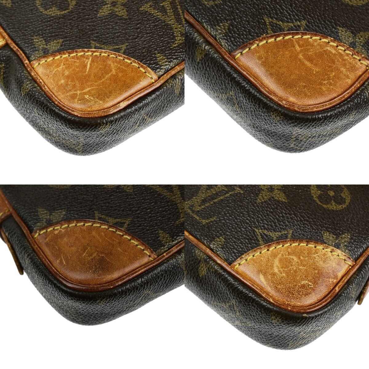 LOUIS VUITTON Marly Dragonne PM Clutch Hand Bag Monogram Leather M51827 68FA722