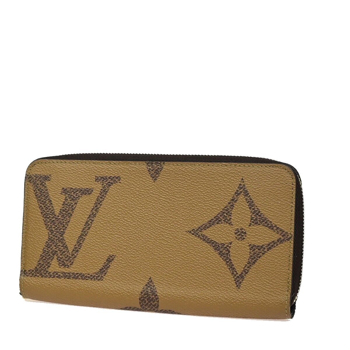 LOUIS VUITTON Zippy Wallet Purse Monogram Giant Reverse Brown M69353 98KA276