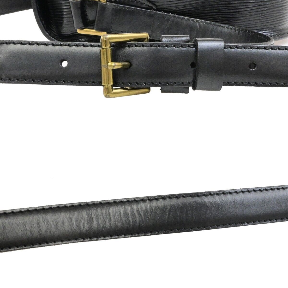 LOUIS VUITTON LV Saint Cloud GM Shoulder Bag Epi Leather Black M52192 36EE089