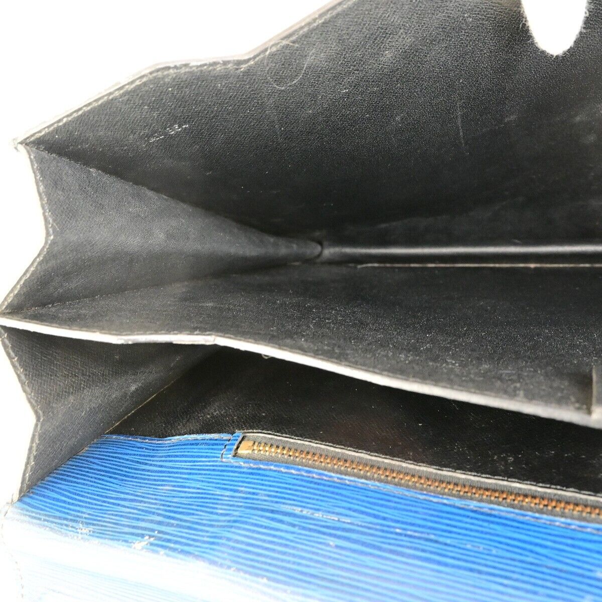 LOUIS VUITTON Serviette Conseiller Hand Bag Epi Leather Blue M54425 05FB317