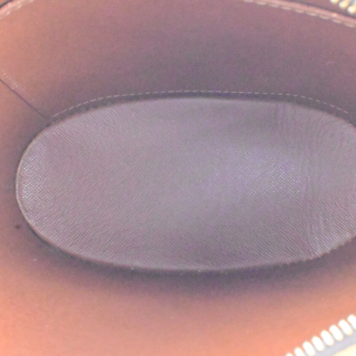 LOUIS VUITTON Logo Drouot Shoulder Bag Monogram Leather Brown M51290 75KA503