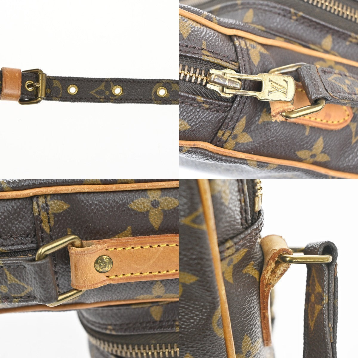 LOUIS VUITTON Amazon Crossbody Shoulder Bag Monogram Leather BN M45236 32KC286