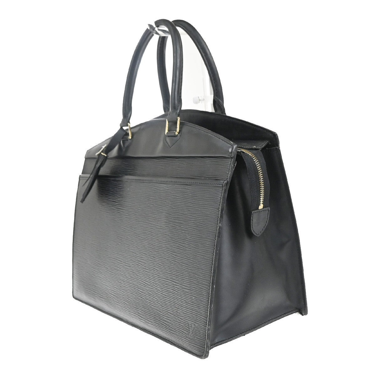 LOUIS VUITTON LV Logo Riviera Hand Bag Epi Leather Black France M48182 64KC348