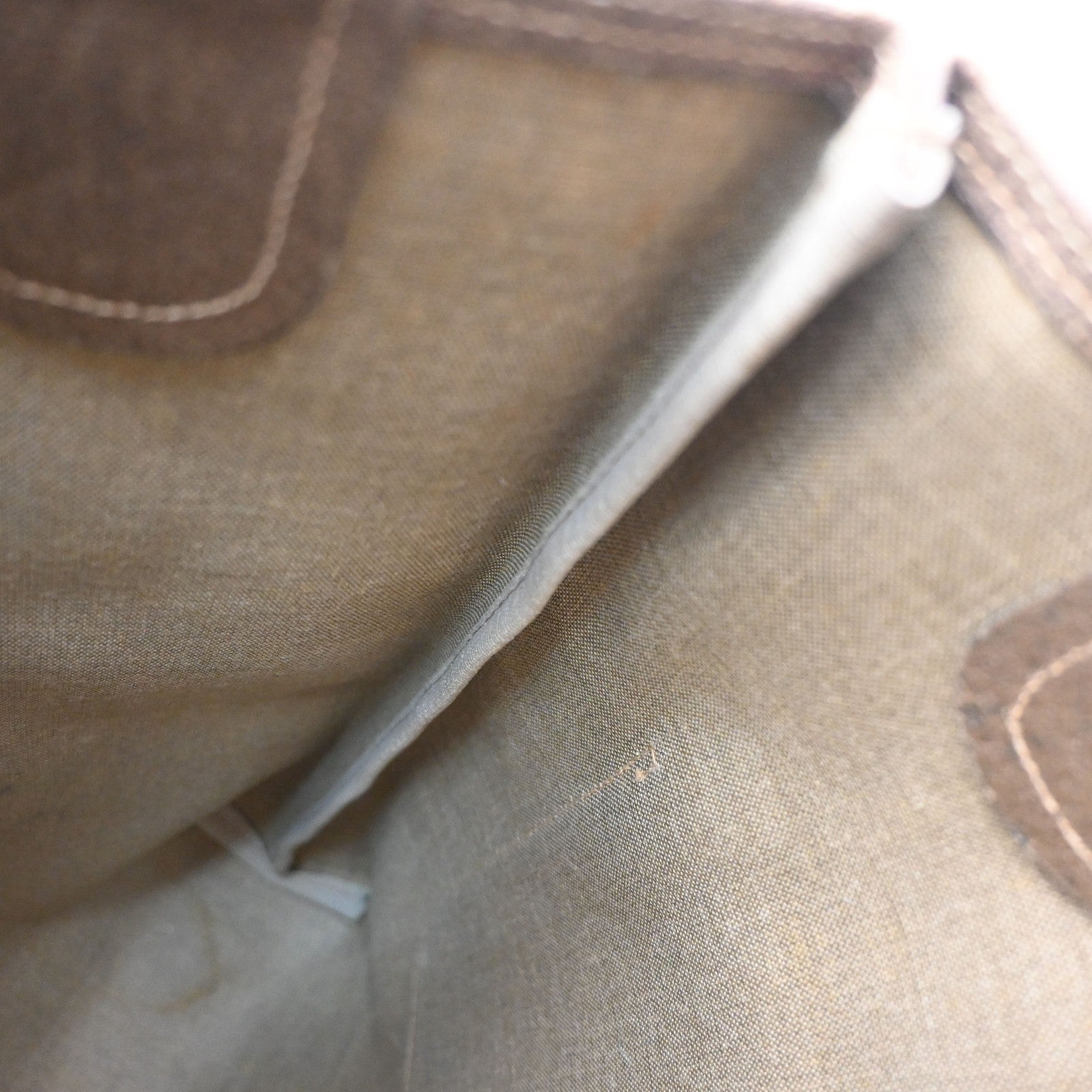 GUCCI Logo GG Pattern Sherry Shoulder Tote Bag PVC Leather Brown Italy 61KD146