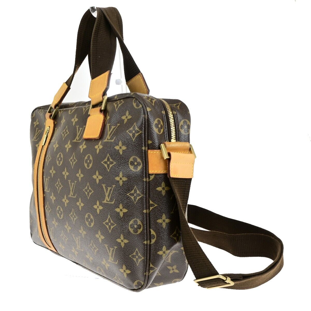 LOUIS VUITTON Sac Bosphore 2way Hand Bag Monogram Leather Brown M40043 54ED348