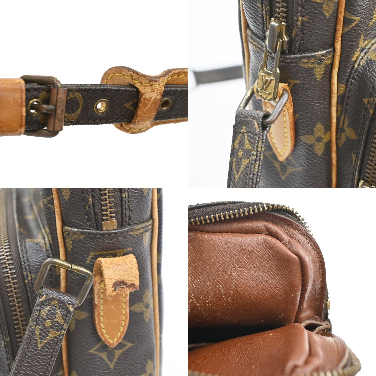 LOUIS VUITTON Amazon Crossbody Shoulder Bag Monogram Leather BN M45236  60SA125