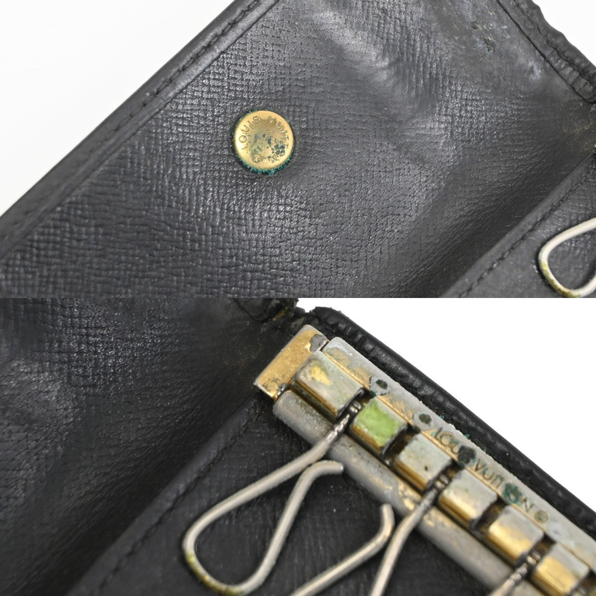 LOUIS VUITTON 3Set Bifold Wallet Key Case Monogram Epi Taiga Leather 01CA835