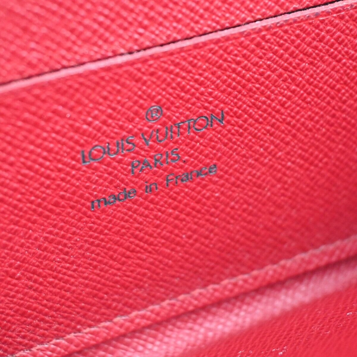 LOUIS VUITTON LV Zippy Long Wallet Purse Monogram Cherry Brown M95006 35FA453