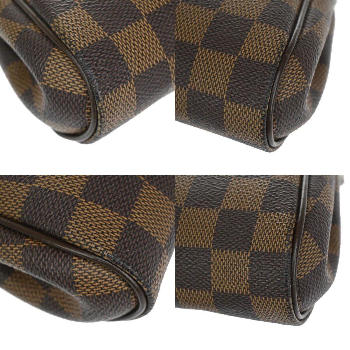 LOUIS VUITTON Damier Eva 2Way Hand Shoulder Bag Brown France N55213 627RF073