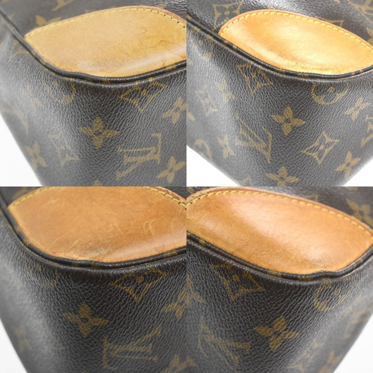 LOUIS VUITTON Boulogne 30 Shoulder Bag Monogram Leather Brown M51265 82CA634