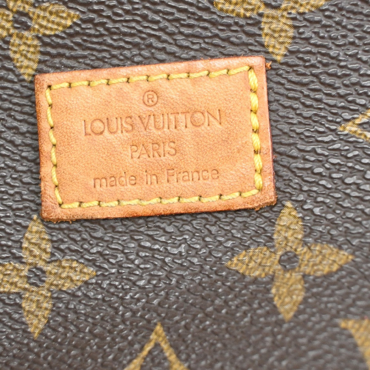 LOUIS VUITTON Logo Saumur 30 Shoulder Bag Monogram Leather Brown M42256 34CA957