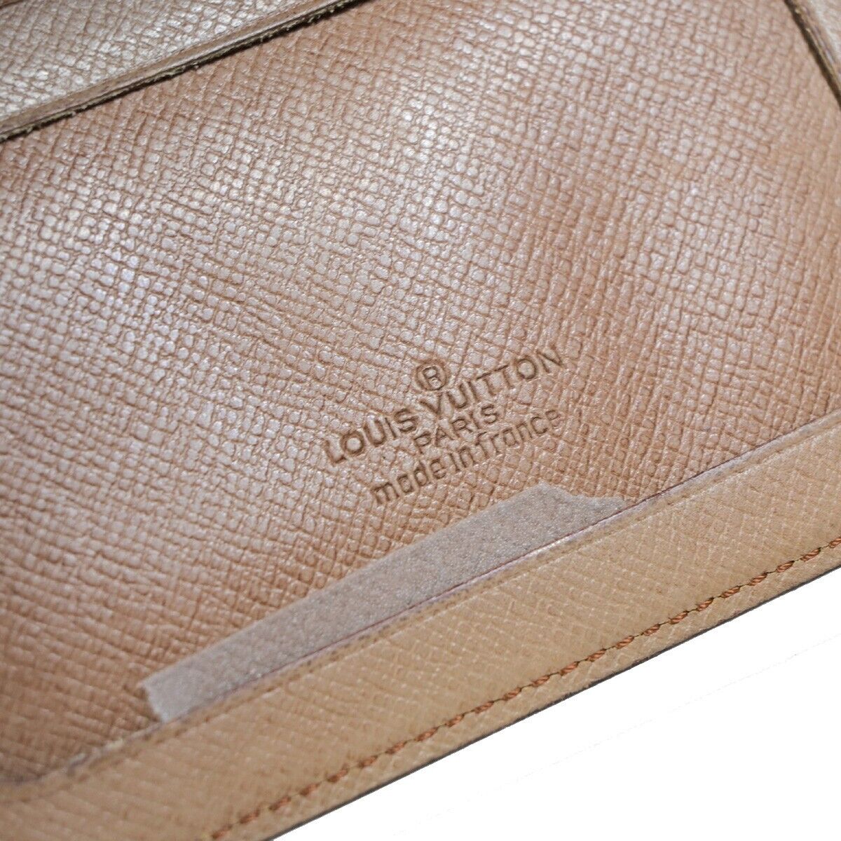 LOUIS VUITTON 3 Set Long Wallet Card Pass Case Monogram Leather Brown 69EB572