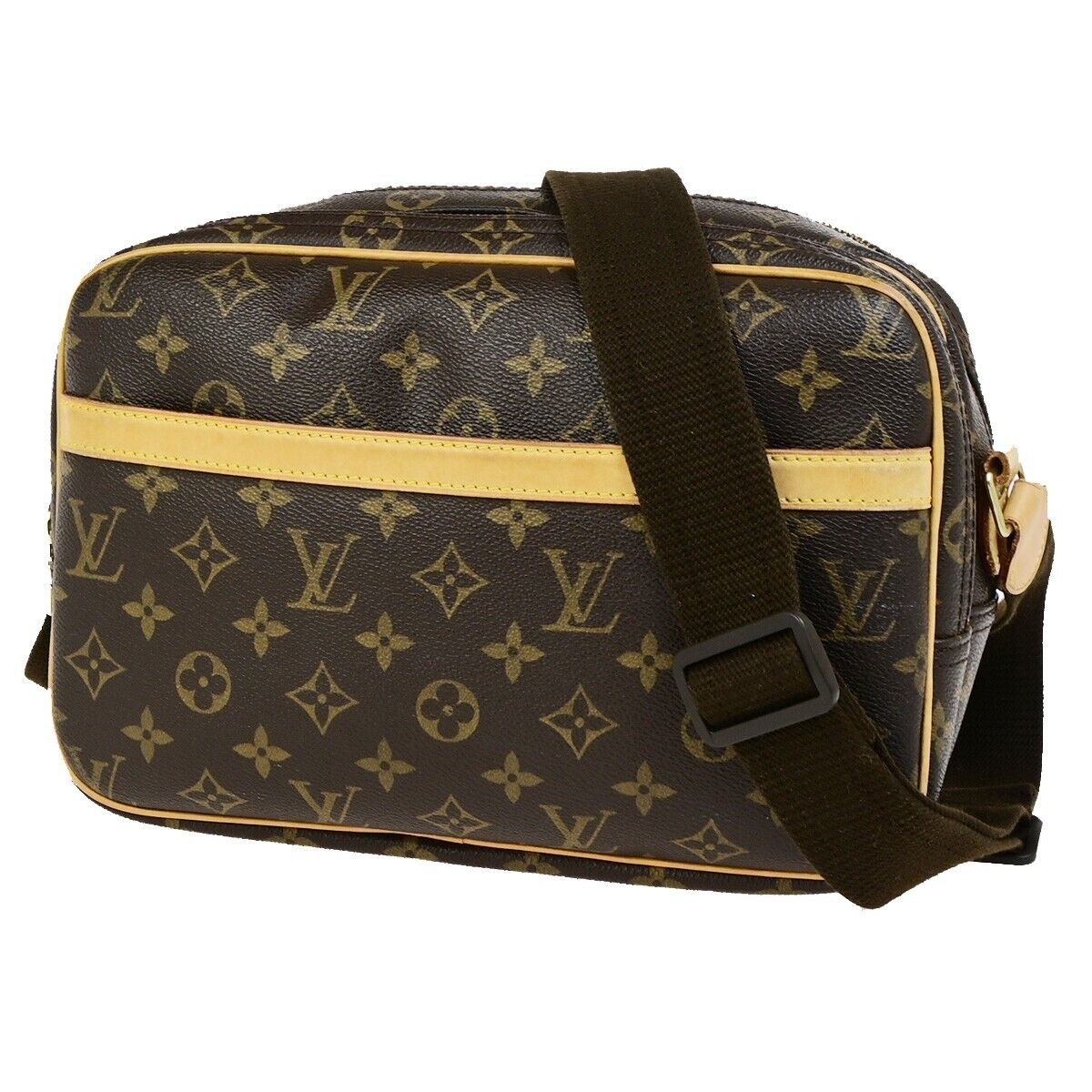 LOUIS VUITTON Reporter PM Crossbody Shoulder Bag Monogram Leather M45254 79ED036