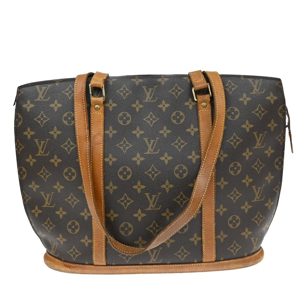 LOUIS VUITTON BABYLONE Shoulder Bag Monogram Leather Brown France M51102 32KD247
