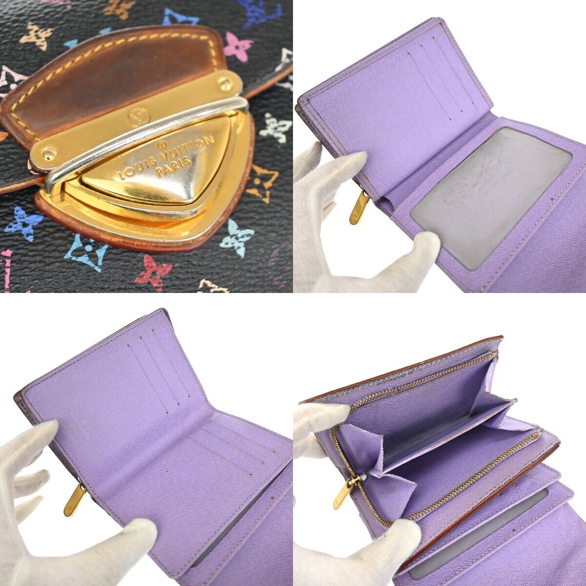 LOUIS VUITTON Portefeuille Joy Trifold Wallet Monogram Multi BK M60283 04EA245