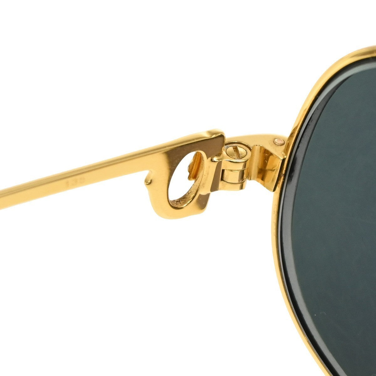 CARTIER Romance Louis Sunglasses Green Gold France 31RL567