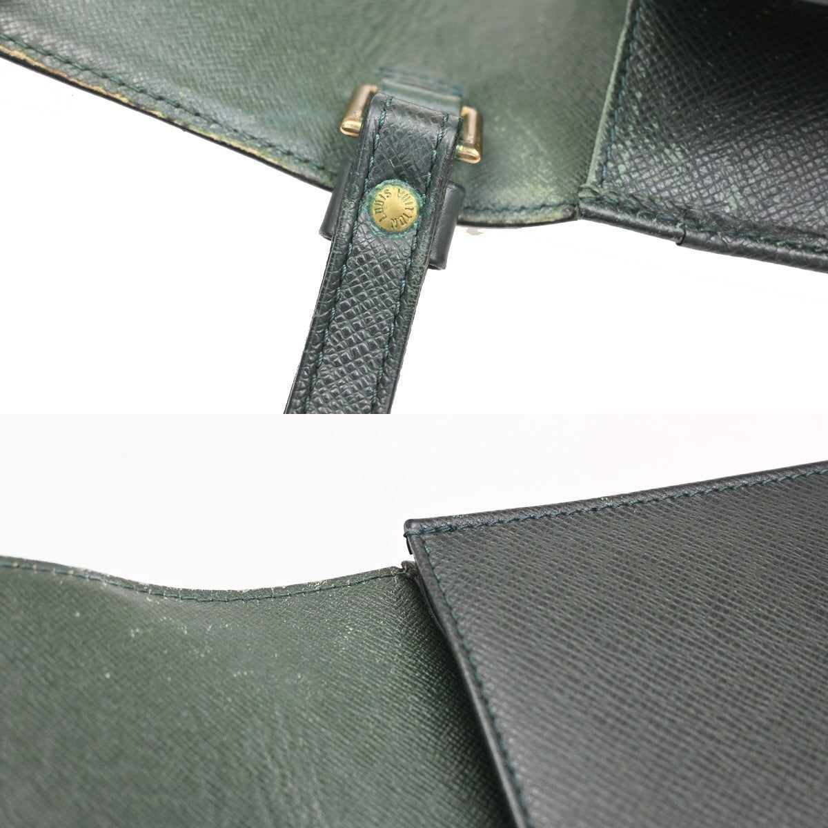 LOUIS VUITTON Pochette Kourad Clutch Hand Bag Taiga Leather GN M30194 05KC165
