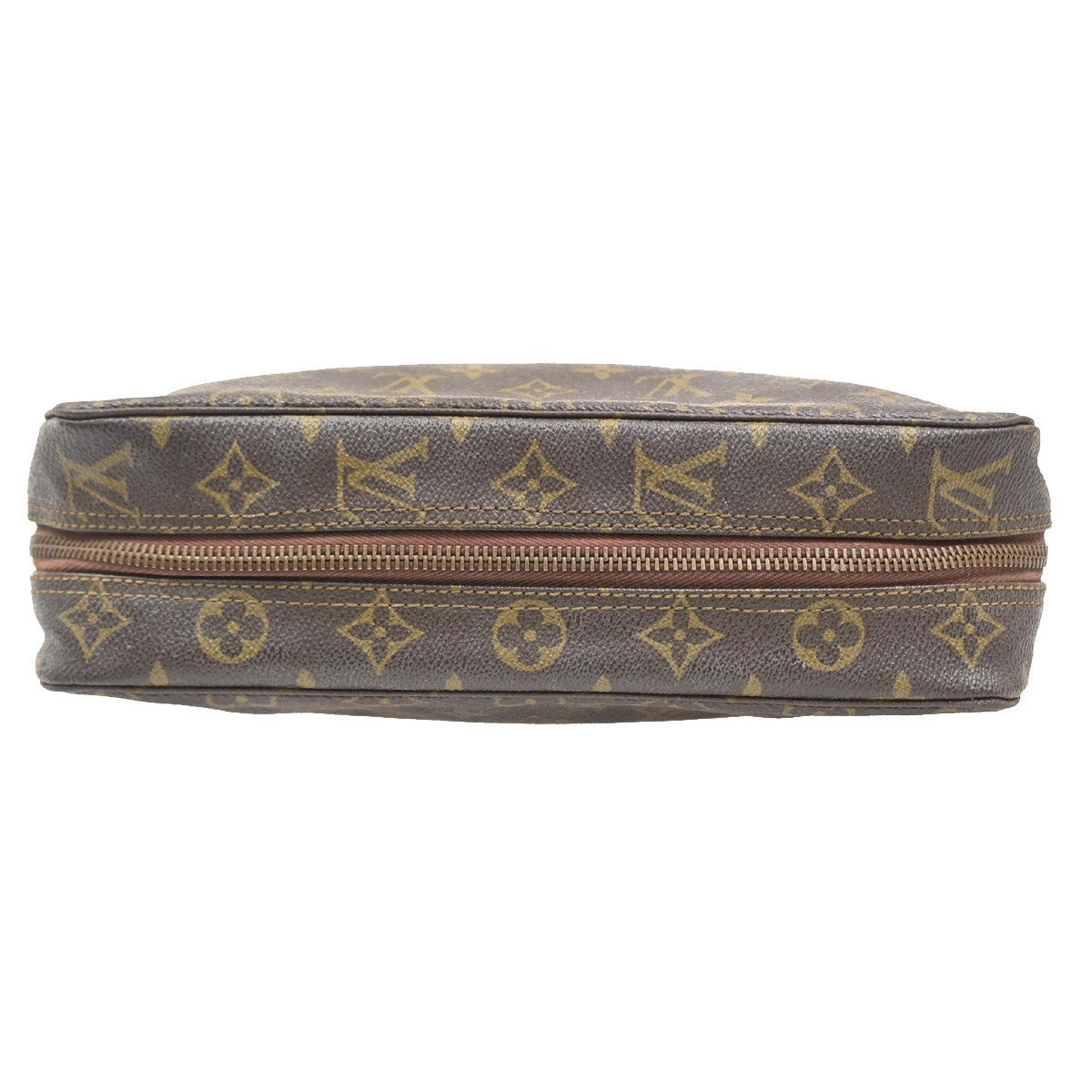 LOUIS VUITTON Trousse Toilette 28 Clutch Hand Bag Monogram Brown M47522 04MA282