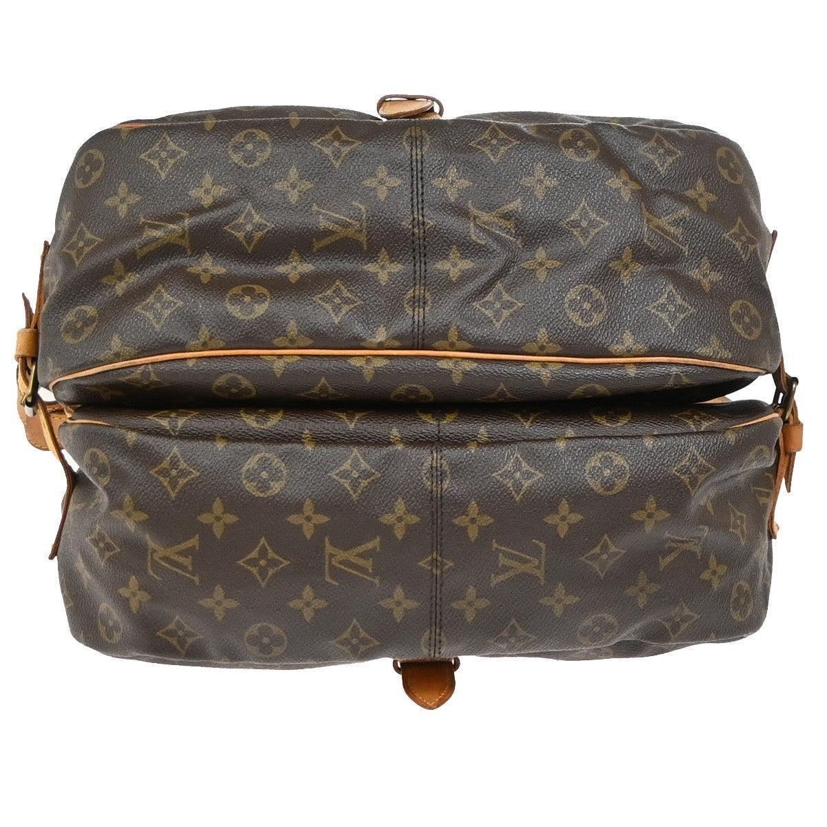 LOUIS VUITTON Saumur 35 Shoulder Bag Monogram Leather BN France M42254 77YJ008
