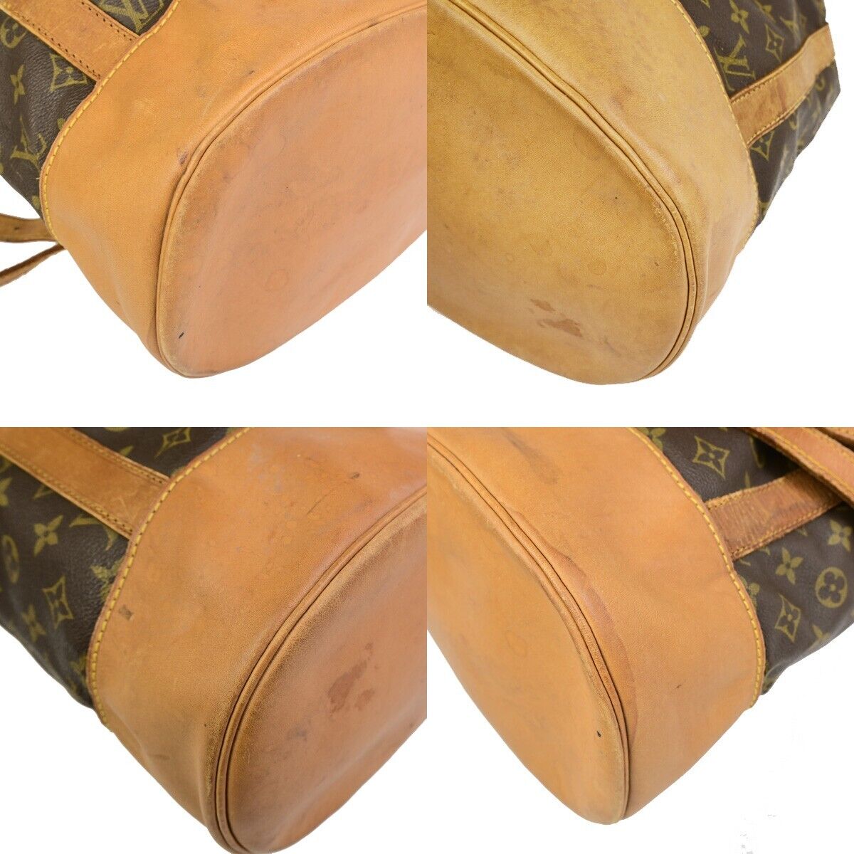 LOUIS VUITTON LV Randonnee GM Shoulder Bag Monogram Leather Brown M42244 37SJ509